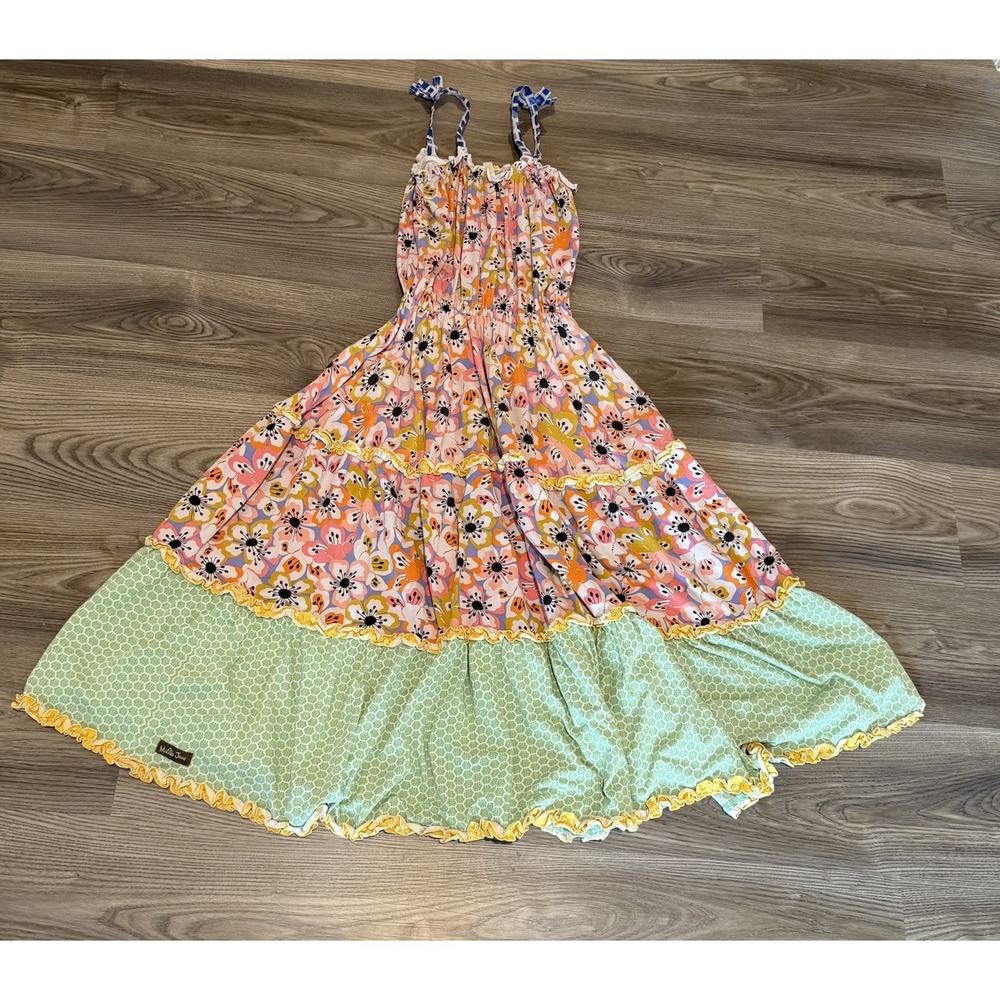 Matilda Jane Tell Me More Floral Maxi Dress The Adventure Begins Girls size 8 - Picture 9 of 15
